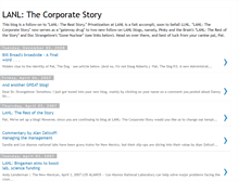 Tablet Screenshot of lanl-the-corporate-story.blogspot.com