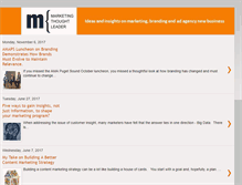 Tablet Screenshot of marketingthoughtleader.blogspot.com