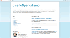 Desktop Screenshot of disenoeditorialyperiodismo.blogspot.com