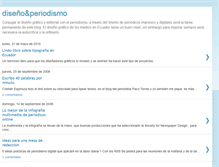 Tablet Screenshot of disenoeditorialyperiodismo.blogspot.com