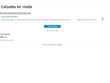 Tablet Screenshot of calzados-kemoda.blogspot.com