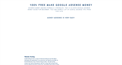 Desktop Screenshot of adsensemoneygirl.blogspot.com