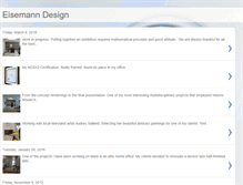 Tablet Screenshot of eisemanndesign.blogspot.com