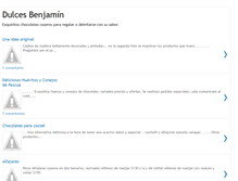 Tablet Screenshot of dulcesbenjamin.blogspot.com