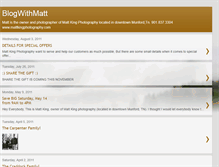 Tablet Screenshot of blogwithmattkingphotography.blogspot.com