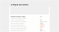 Desktop Screenshot of elblogdesaulnarbona.blogspot.com