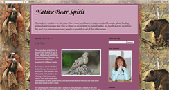 Desktop Screenshot of nativebearspirit.blogspot.com