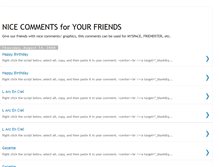 Tablet Screenshot of nice-comments.blogspot.com