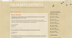 Desktop Screenshot of palmaresespirita.blogspot.com