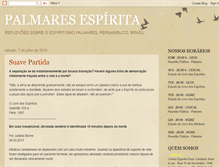 Tablet Screenshot of palmaresespirita.blogspot.com