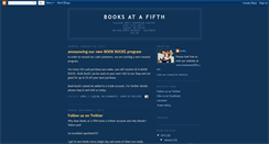 Desktop Screenshot of booksatafifth.blogspot.com