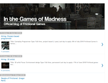 Tablet Screenshot of frictionalgames.blogspot.com