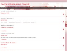 Tablet Screenshot of lamusicaenelcorazon.blogspot.com