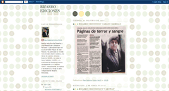 Desktop Screenshot of bizarroediciones.blogspot.com