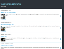 Tablet Screenshot of keriangandunia.blogspot.com