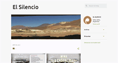 Desktop Screenshot of elsilenciodocumental.blogspot.com