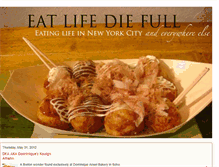 Tablet Screenshot of eatlifediefull.blogspot.com