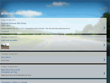 Tablet Screenshot of entertainmentorissa8231.blogspot.com