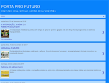 Tablet Screenshot of portaprofuturo.blogspot.com