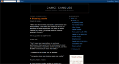 Desktop Screenshot of gaucicandles.blogspot.com