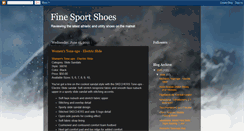Desktop Screenshot of finesportshoes.blogspot.com