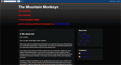 Desktop Screenshot of mountainmonkey2013.blogspot.com