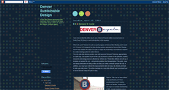 Desktop Screenshot of denversustainabledesign.blogspot.com