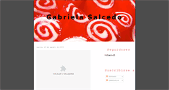 Desktop Screenshot of gabrielasalcedob.blogspot.com