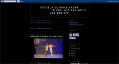 Desktop Screenshot of escueladebaileche.blogspot.com