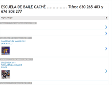 Tablet Screenshot of escueladebaileche.blogspot.com