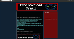 Desktop Screenshot of freedownloadbrasil.blogspot.com