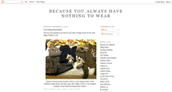 Desktop Screenshot of becauseyoualwayshavenothingtowear.blogspot.com