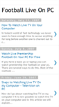 Mobile Screenshot of football-live-on-pc.blogspot.com
