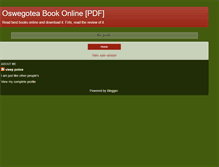 Tablet Screenshot of oswegotea.blogspot.com