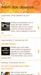 Mobile Screenshot of alemdosdesejos.blogspot.com
