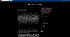 Desktop Screenshot of mapetitemort.blogspot.com