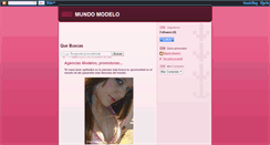 Desktop Screenshot of mundomodelo.blogspot.com