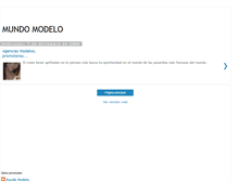 Tablet Screenshot of mundomodelo.blogspot.com