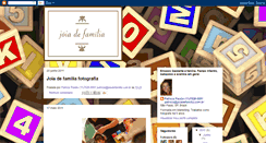 Desktop Screenshot of joiadefamiliafotografia.blogspot.com