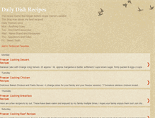 Tablet Screenshot of dailydishrecipes.blogspot.com