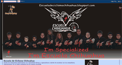 Desktop Screenshot of escuelaciclismochihuahua.blogspot.com