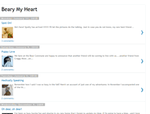 Tablet Screenshot of bearymyheart.blogspot.com