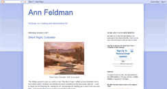 Desktop Screenshot of annafeldman.blogspot.com