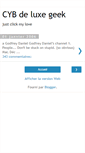 Mobile Screenshot of cybedeluxegeek.blogspot.com