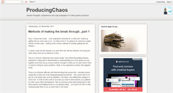 Desktop Screenshot of producingchaos.blogspot.com