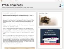 Tablet Screenshot of producingchaos.blogspot.com
