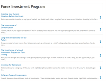 Tablet Screenshot of forexinvestmentprogram.blogspot.com