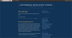 Desktop Screenshot of coffeebreakrevolutionstudios.blogspot.com