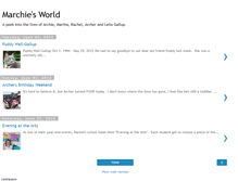 Tablet Screenshot of marchiesworld.blogspot.com