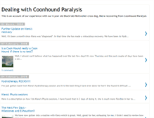 Tablet Screenshot of dealingwithcoonhound.blogspot.com